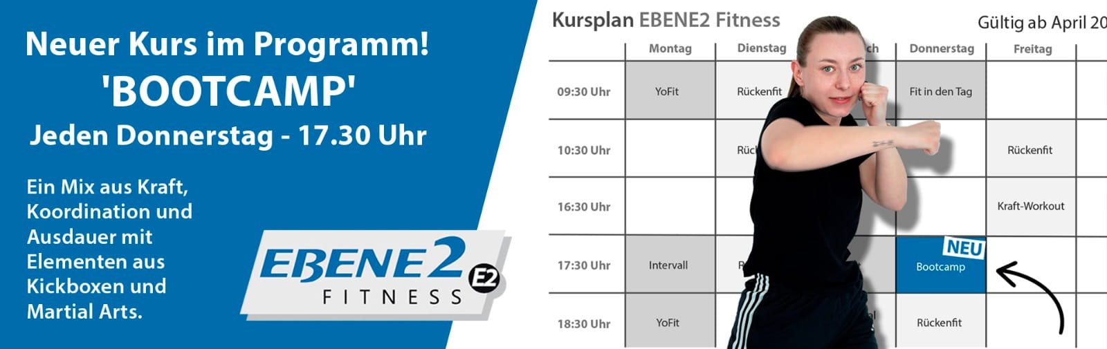 Neuer Kurs BOOTCAMP